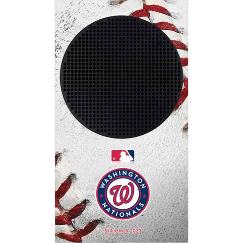 MLB Washington Nationals Game Ball Xbox Series S Console Skin